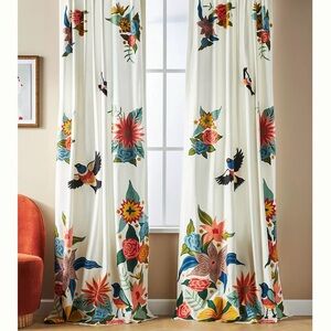 Anthropologie curtains soaring starlings